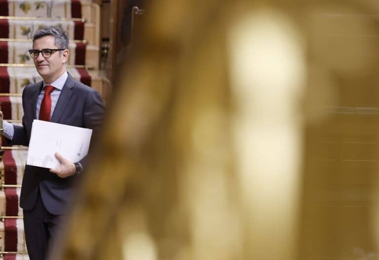 Félix Bolaños, en el Congreso de los Diputados